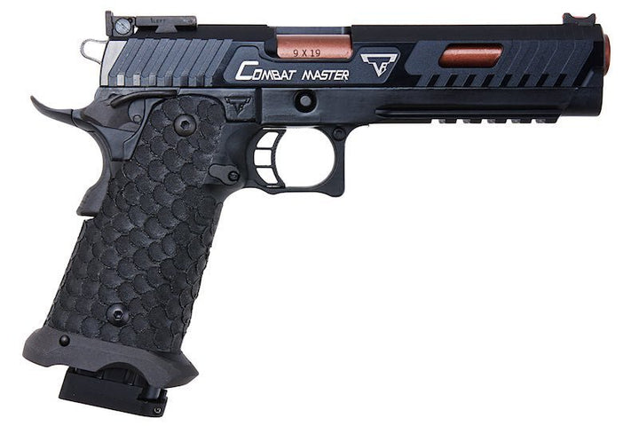 Army Armament Taran Tactical Combat Master GBB Airsoft Pistol (CNC Aluminum, Black, R601H) - Bang Bang Airsoft