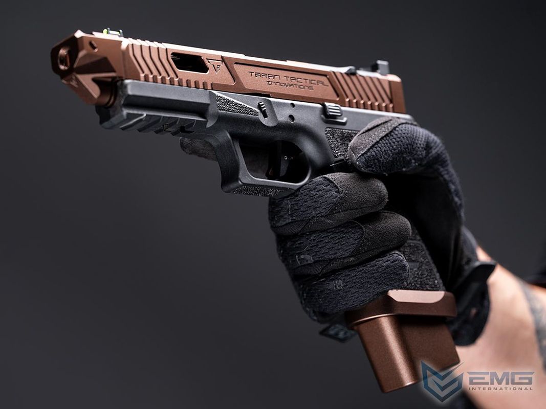 Army Armament TTI Ballerina G17 CNC GBB Pistol Airsoft - Black (Licensed by EMG)