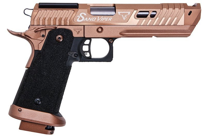 Army Armament TTI Licensed JW4 Sand Viper GBB Airsoft Pistol (CNC Slide, R615 - 1) - Bang Bang Airsoft