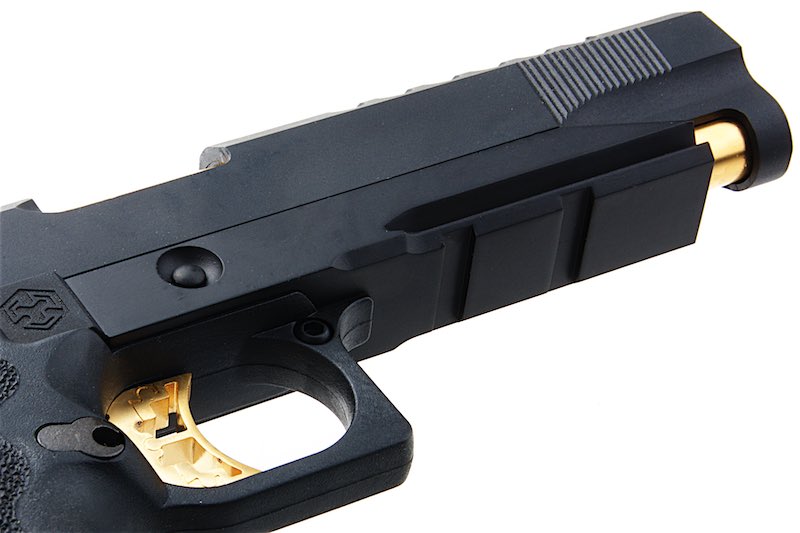 AW Custom Hi Capa 5.1 HX27 Green Gas Airsoft Pistol - (BK/GD) - Bang Bang Airsoft