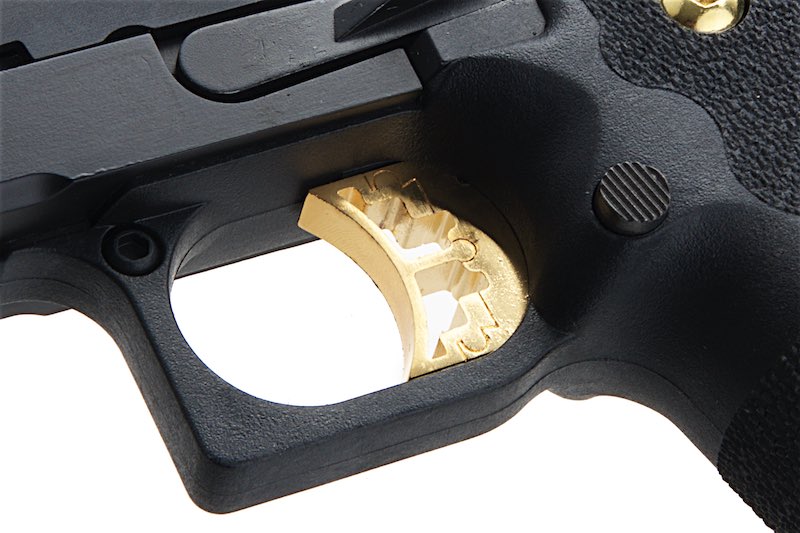 AW Custom Hi Capa 5.1 HX27 Green Gas Airsoft Pistol - (BK/GD) - Bang Bang Airsoft