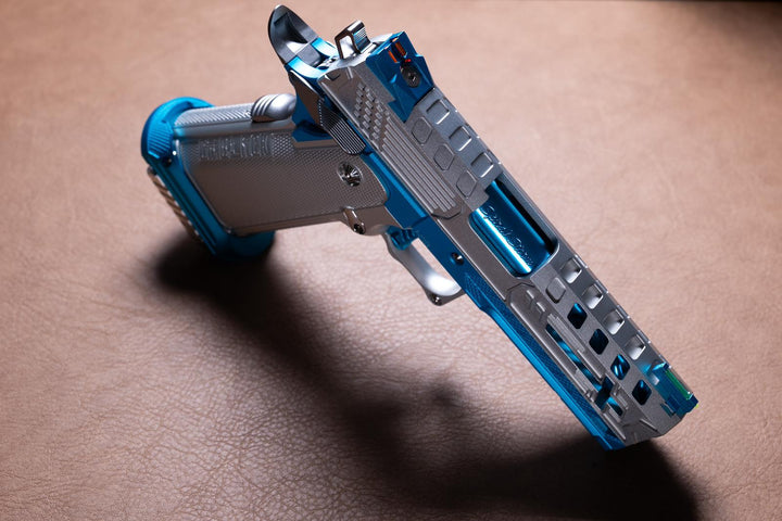 Bang Bang Custom Dr. Black Royal Aluminum Hi - Capa 4.3 GBBP - Blue Ice - Bang Bang Airsoft