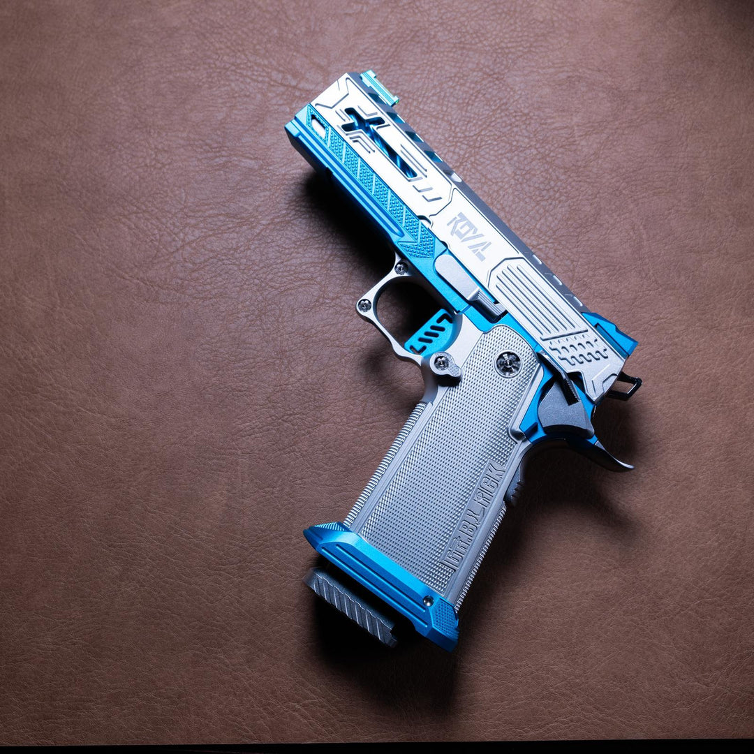 Bang Bang Custom Dr. Black Royal Aluminum Hi - Capa 4.3 GBBP - Blue Ice - Bang Bang Airsoft