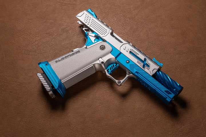 Bang Bang Custom Dr. Black Royal Aluminum Hi - Capa 4.3 GBBP - Blue Ice - Bang Bang Airsoft