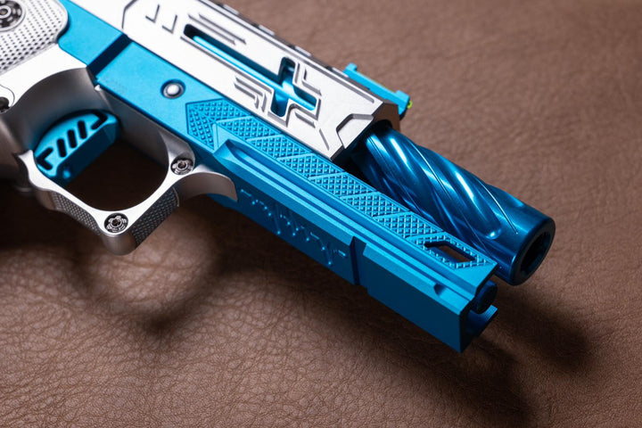 Bang Bang Custom Dr. Black Royal Aluminum Hi - Capa 4.3 GBBP - Blue Ice - Bang Bang Airsoft