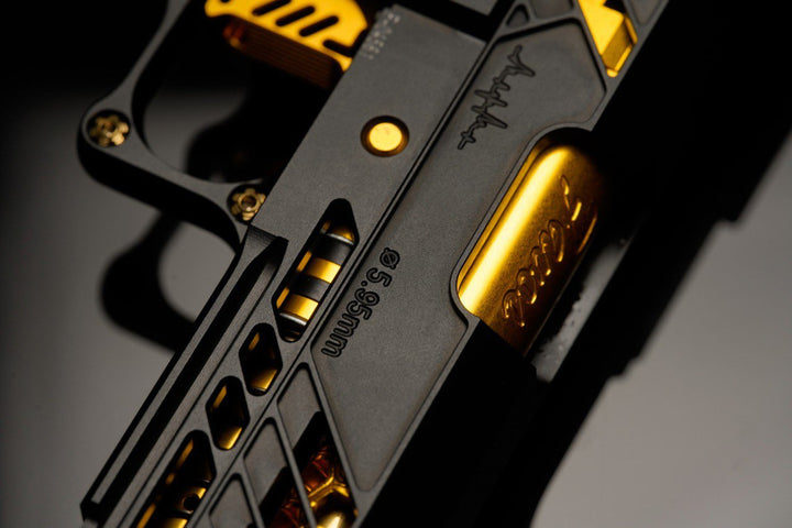 Bang Bang Custom Dr. Black Type 505 Style Hi - Capa 5.1 GBBP (TM Base) - Gold Match - Bang Bang Airsoft