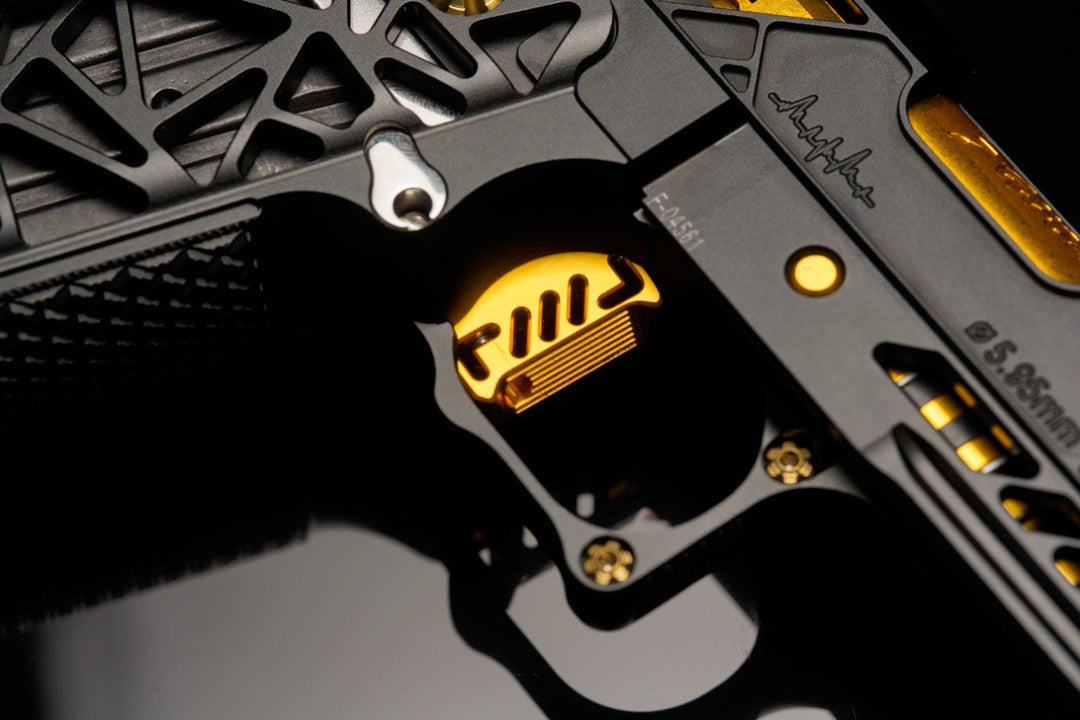 Bang Bang Custom Dr. Black Type 505 Style Hi - Capa 5.1 GBBP (TM Base) - Gold Match - Bang Bang Airsoft