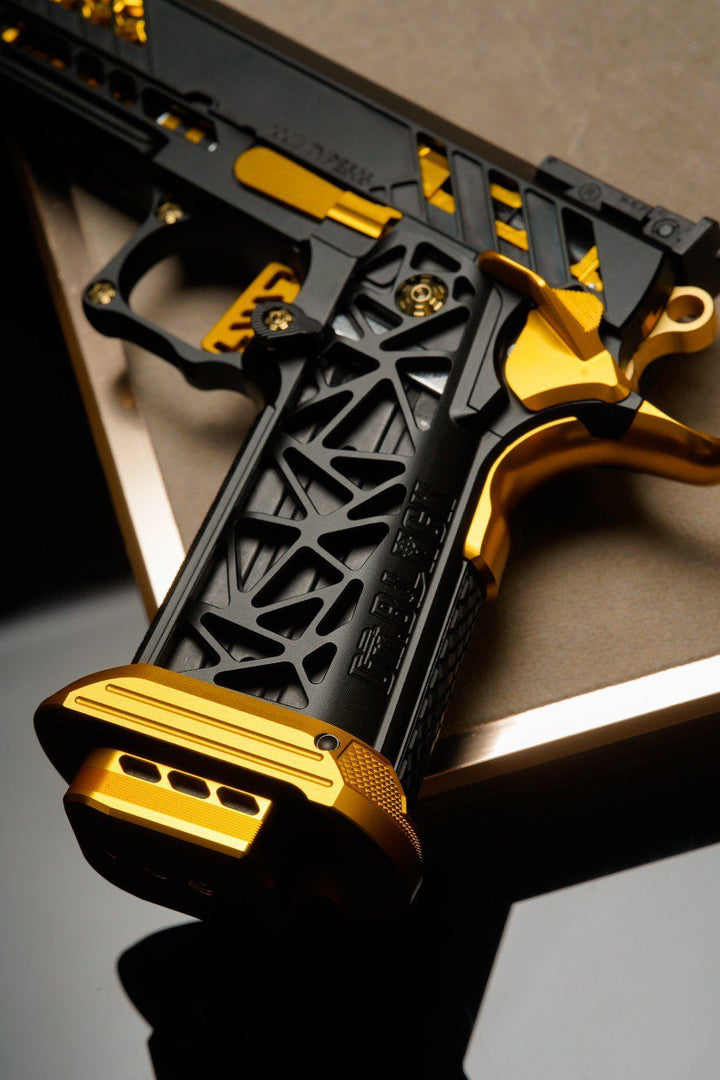 Bang Bang Custom Dr. Black Type 505 Style Hi - Capa 5.1 GBBP (TM Base) - Gold Match - Bang Bang Airsoft