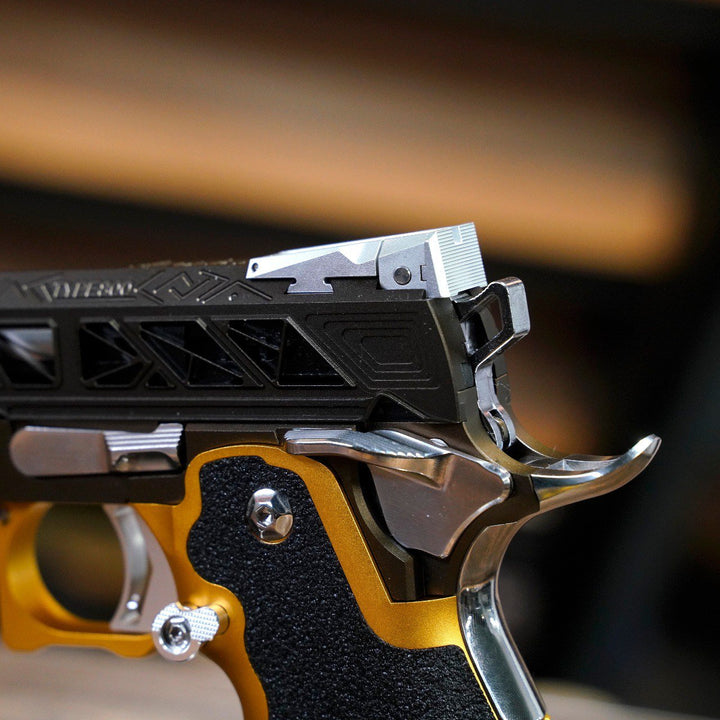 Bang Bang Custom Dr. Black Type 800 Style Hi - Capa 5.1 GBBP (TM Base) - Tan - Bang Bang Airsoft