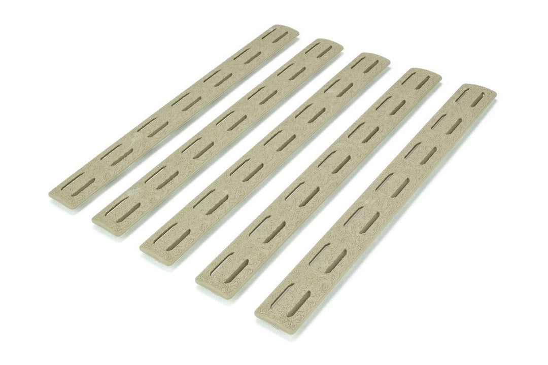 BCM MCMR 5.5" Rail Cover Kit Black (5 Pack) - Bang Bang Airsoft