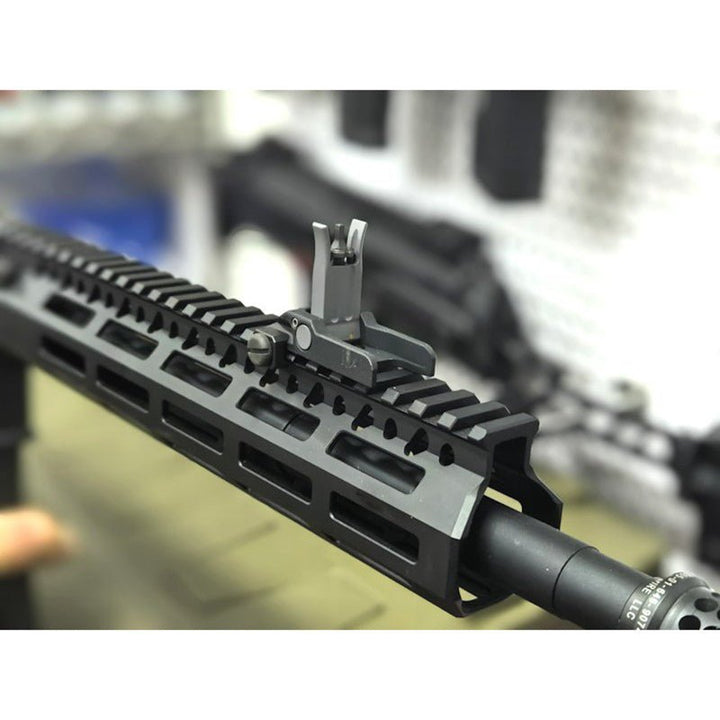 BJ TAC KAC 300 Style Folding Sight Set (Stainless Steel, Black) - Bang Bang Airsoft