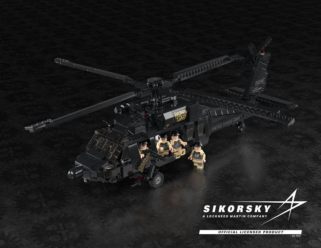 Brickmania MH - 60L Black Hawk - Special Operations Utility Helicopter Model Set - Bang Bang Airsoft