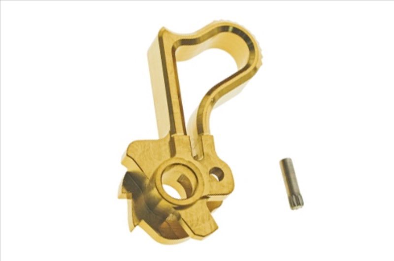COWCOW Technology Hi Capa / 1911 Match Grade Hammer (Type B) - Stainless Steel, Gold - Bang Bang Airsoft