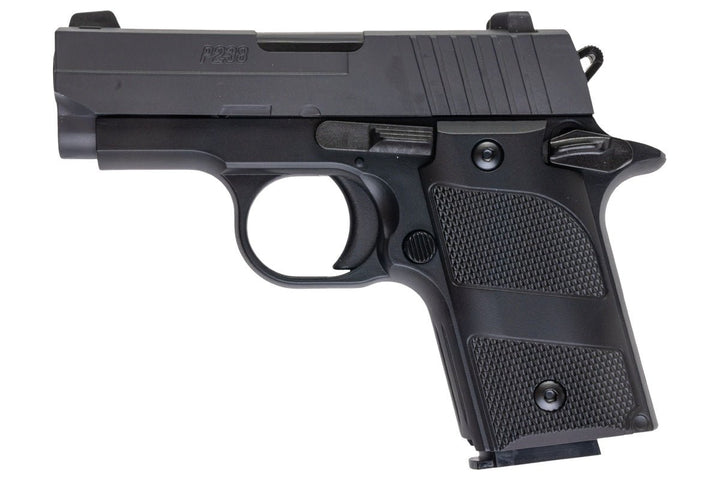 Crown SIG P238 Spring Air Cocking Pistol - Black - Bang Bang Airsoft