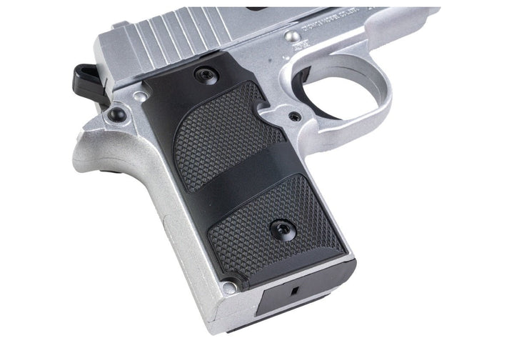 Crown SIG P238 Spring Air Cocking Pistol - Silver - Bang Bang Airsoft