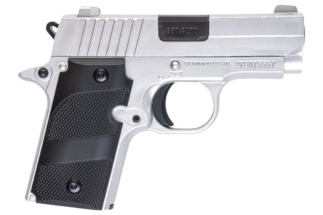Crown SIG P238 Spring Air Cocking Pistol - Silver - Bang Bang Airsoft