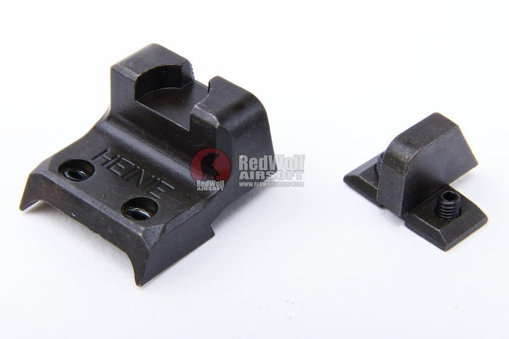 Crusader VFC VP9 GBB Airsoft High Front & Rear Sight Set - Steel - Bang Bang Airsoft