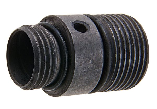 CTM CNC Machined Steel 11mm CW to 14mm CCW Thread Adapter - Bang Bang Airsoft