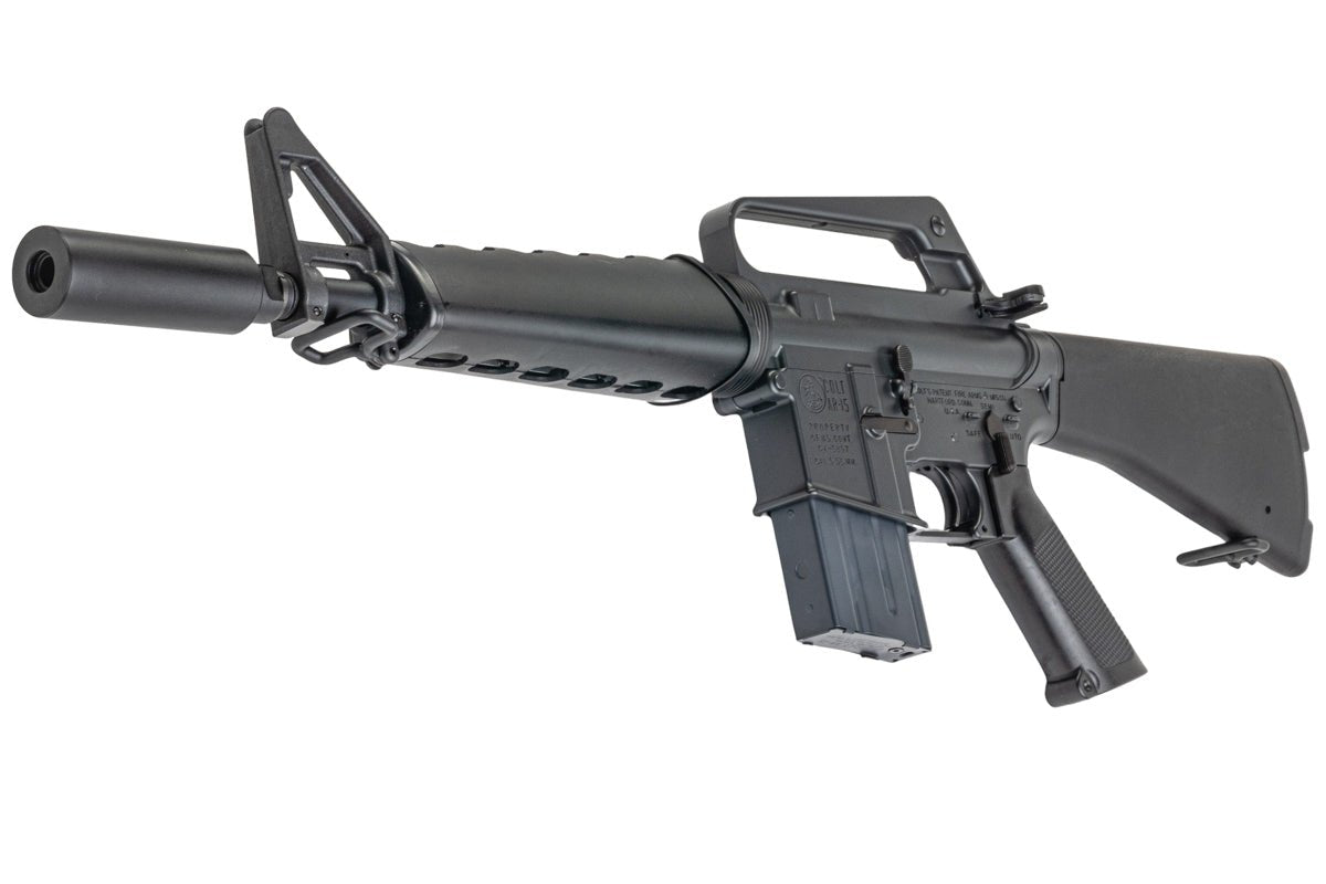 Colt 607 Rifle Cybergun CAR-15 COLT M607 GBB Airsoft Rifle (CGS System) - Black – Bang ...
