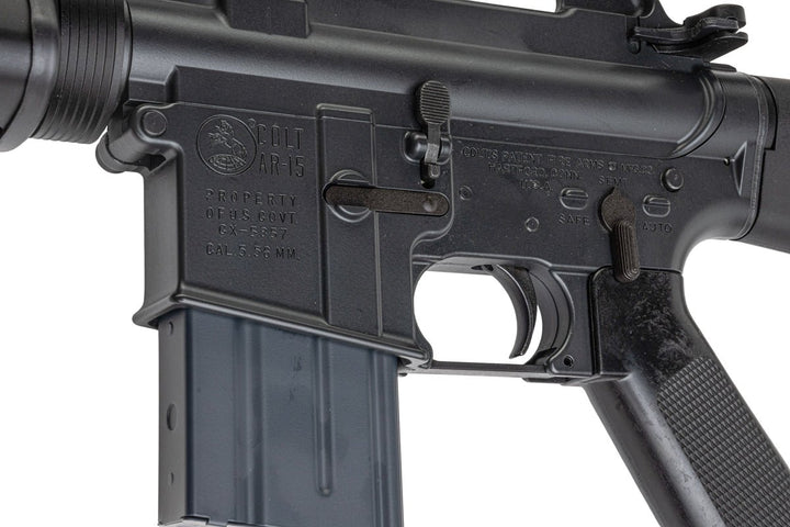 Cybergun CAR - 15 COLT M607 GBB Airsoft Rifle (CGS System) - Black - Bang Bang Airsoft