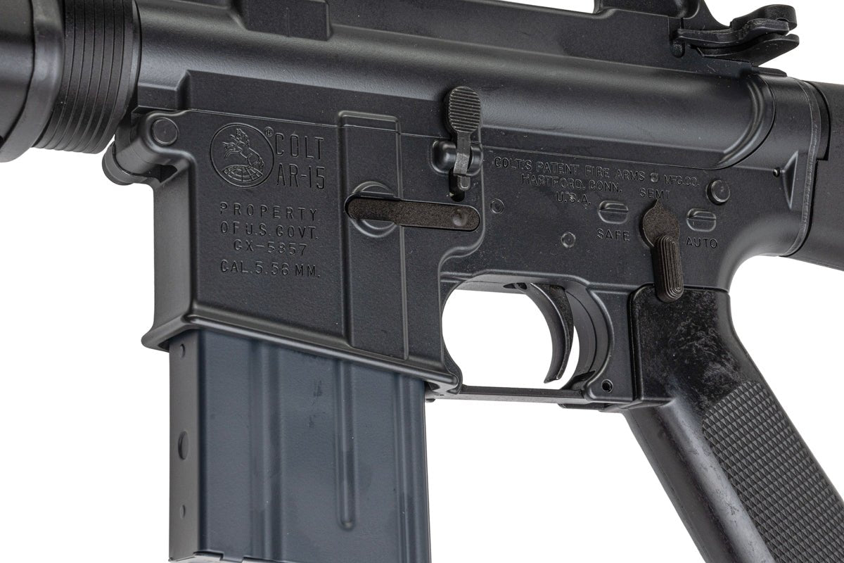 Colt 607 Rifle Cybergun CAR-15 COLT M607 GBB Airsoft Rifle (CGS System) - Black – Bang ...