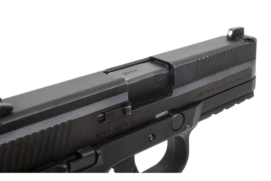 Cybergun FN Herstal FNS - 9 Gas Blowback Airsoft Pistol (by VFC) - Black - Bang Bang Airsoft