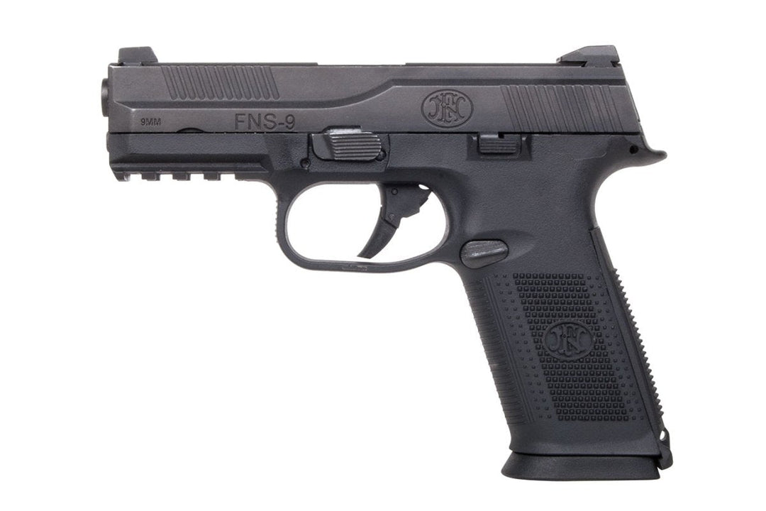 Cybergun FN Herstal FNS - 9 Gas Blowback Airsoft Pistol (by VFC) - Black - Bang Bang Airsoft