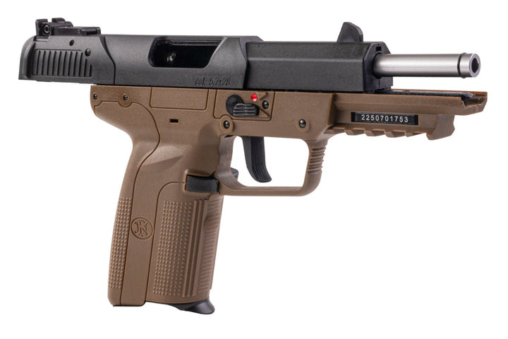 Cybergun FN Herstal Licensed Five - seveN (FN5 - 7) GBB Airsoft Pistol - Tan - Bang Bang Airsoft