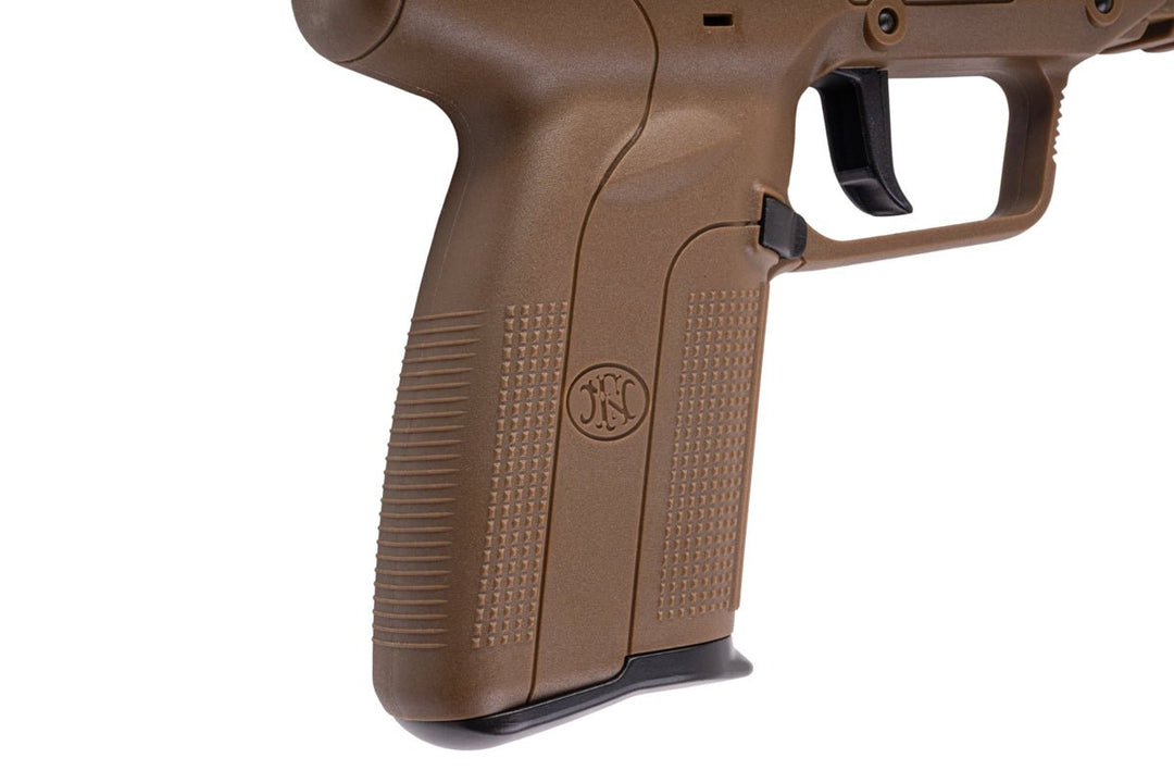 Cybergun FN Herstal Licensed Five - seveN (FN5 - 7) GBB Airsoft Pistol - Tan - Bang Bang Airsoft