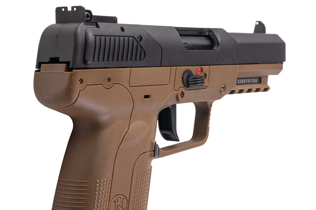 Cybergun FN Herstal Licensed Five - seveN (FN5 - 7) GBB Airsoft Pistol - Tan - Bang Bang Airsoft