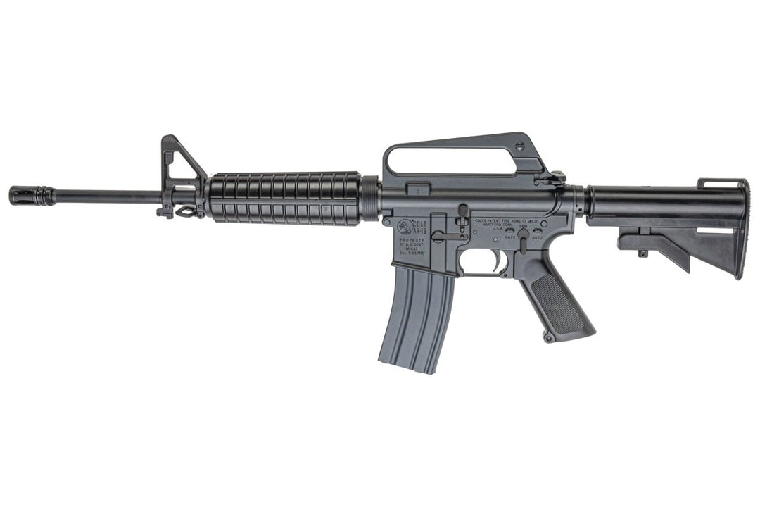 Cybergun M16A1 COLTM653 Carbine 14.5 inch GBB Airsoft Rifle (CGS System) - Black - Bang Bang Airsoft
