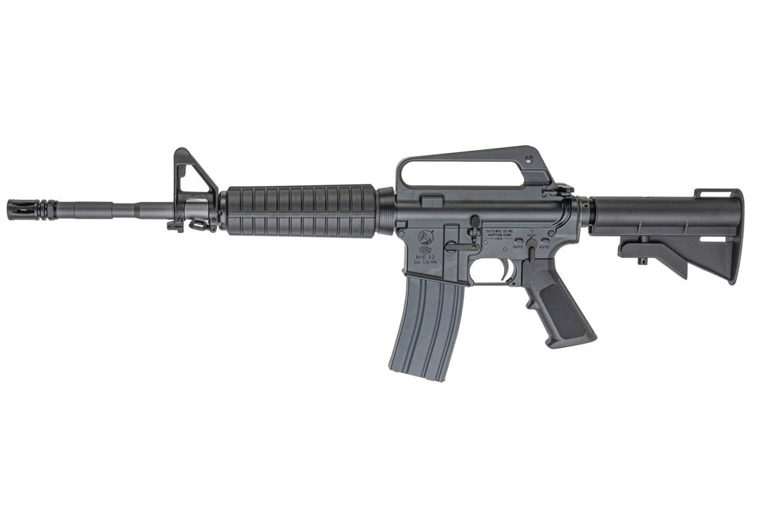 Cybergun M16A2 COLT M723 Carbine 14.5 inch GBB Airsoft Rifle (CGS System) - Black - Bang Bang Airsoft
