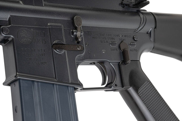 Cybergun XM16E1 COLT M603 GBB Airsoft Rifle (CGS System) - Black - Bang Bang Airsoft