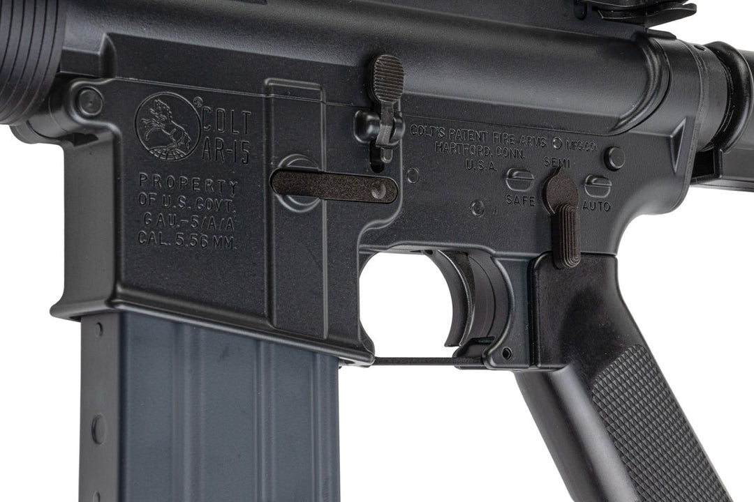 Cybergun XM177E2 COLT M649 GBB Airsoft Rifle (CGS System) - Black - Bang Bang Airsoft