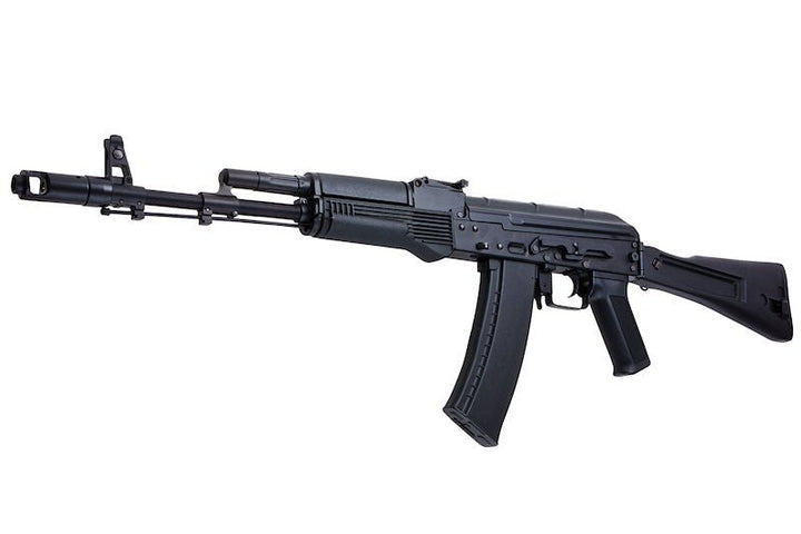 CYMA AK74M Airsoft AEG Rifle w/ Folding Stock - Black (Metal)(CM040C) - Bang Bang Airsoft