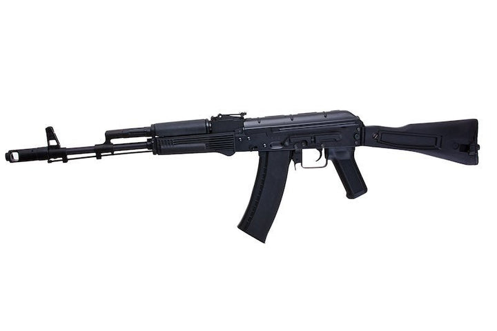 CYMA AK74M Airsoft AEG Rifle w/ Folding Stock - Black (Metal)(CM040C) - Bang Bang Airsoft