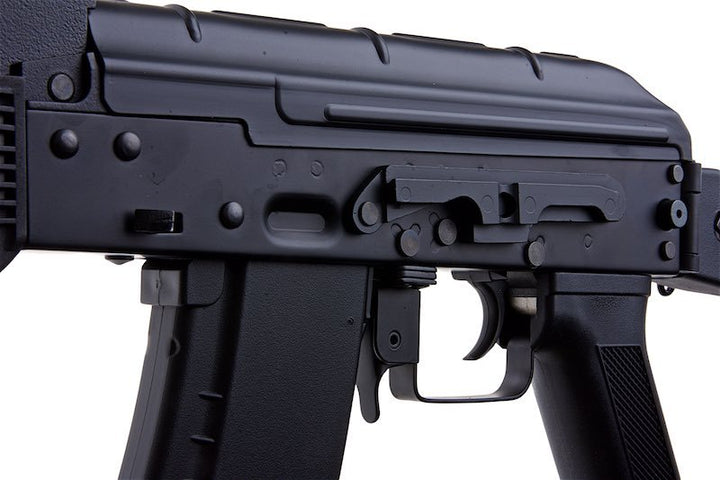 CYMA AK74M Airsoft AEG Rifle w/ Folding Stock - Black (Metal)(CM040C) - Bang Bang Airsoft