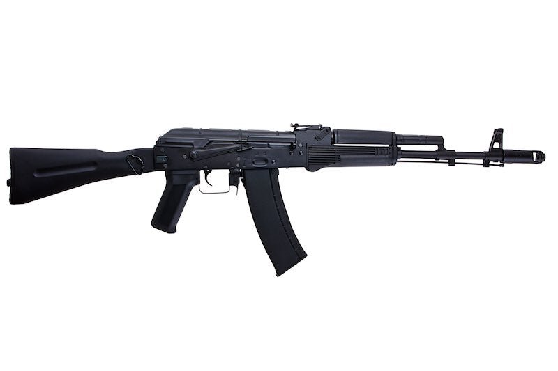 CYMA AK74M Airsoft AEG Rifle w/ Folding Stock - Black (Metal)(CM040C) - Bang Bang Airsoft