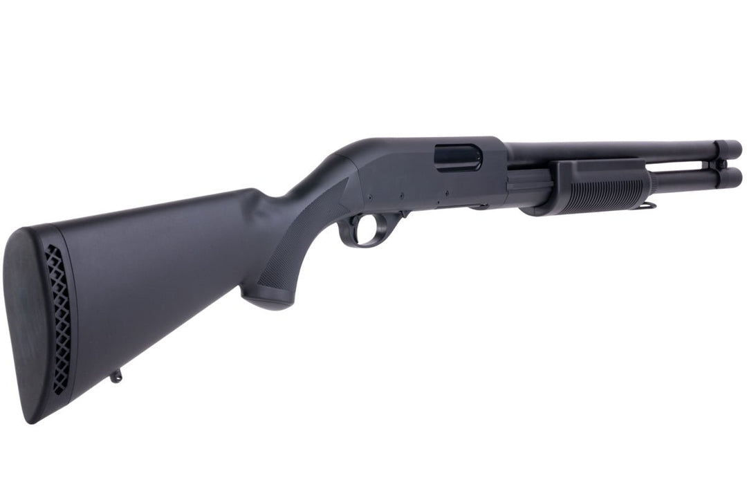 CYMA M870 3 - Round Brust Multi - Shot Shell Loading Airsoft Shotgun (Full Stock)(CM350L) - Bang Bang Airsoft