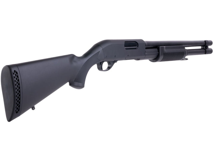 CYMA M870 3 - Round Brust Multi - Shot Shell Loading Airsoft Shotgun (Full Stock)(CM350L) - Bang Bang Airsoft