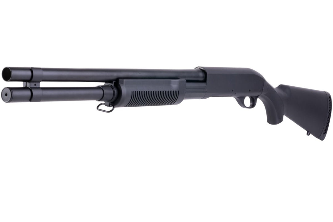 CYMA M870 3 - Round Brust Multi - Shot Shell Loading Airsoft Shotgun (Full Stock)(CM350L) - Bang Bang Airsoft