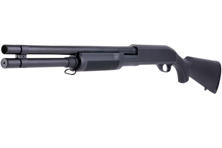 CYMA M870 3 - Round Brust Multi - Shot Shell Loading Airsoft Shotgun (Full Stock)(CM350L) - Bang Bang Airsoft