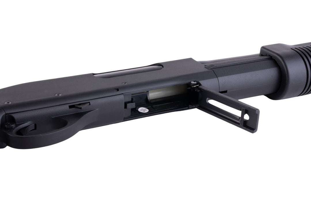 CYMA M870 3 - Round Brust Multi - Shot Shell Loading Airsoft Shotgun (Full Stock)(CM350L) - Bang Bang Airsoft