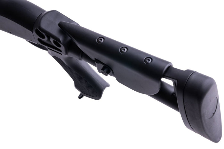 CYMA M870 3 - Round Brust Multi - Shot Shell Loading Airsoft Shotgun (Retractable Stock)(CM353L) - Bang Bang Airsoft