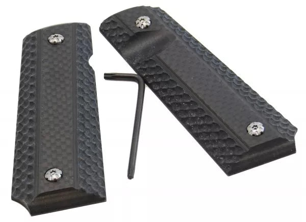 Double Alpha Academy 1911 Grip Panel - 1 Pair - Bang Bang Airsoft