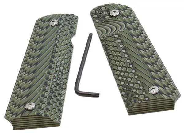 Double Alpha Academy 1911 Grip Panel - 1 Pair - Bang Bang Airsoft
