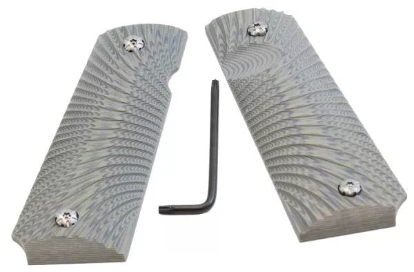 Double Alpha Academy 1911 Grip Panel - 1 Pair - Bang Bang Airsoft