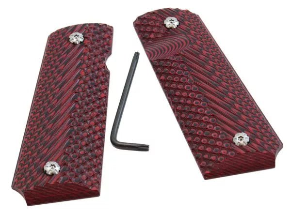Double Alpha Academy 1911 Grip Panel - 1 Pair - Bang Bang Airsoft
