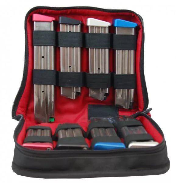Double Alpha Academy 8 - Pack Deluxe Zippered Magazine Storage Case - Bang Bang Airsoft