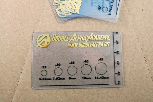 Double Alpha Academy IPSC Scoring Overlay Gauge - Bang Bang Airsoft